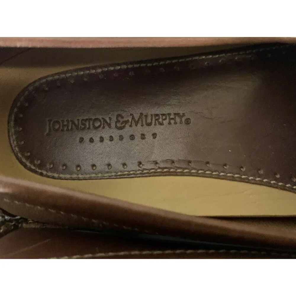 Johnston & Murphy Passport Tasselled Slip On‎ Loafers Shoes Men's 9 M